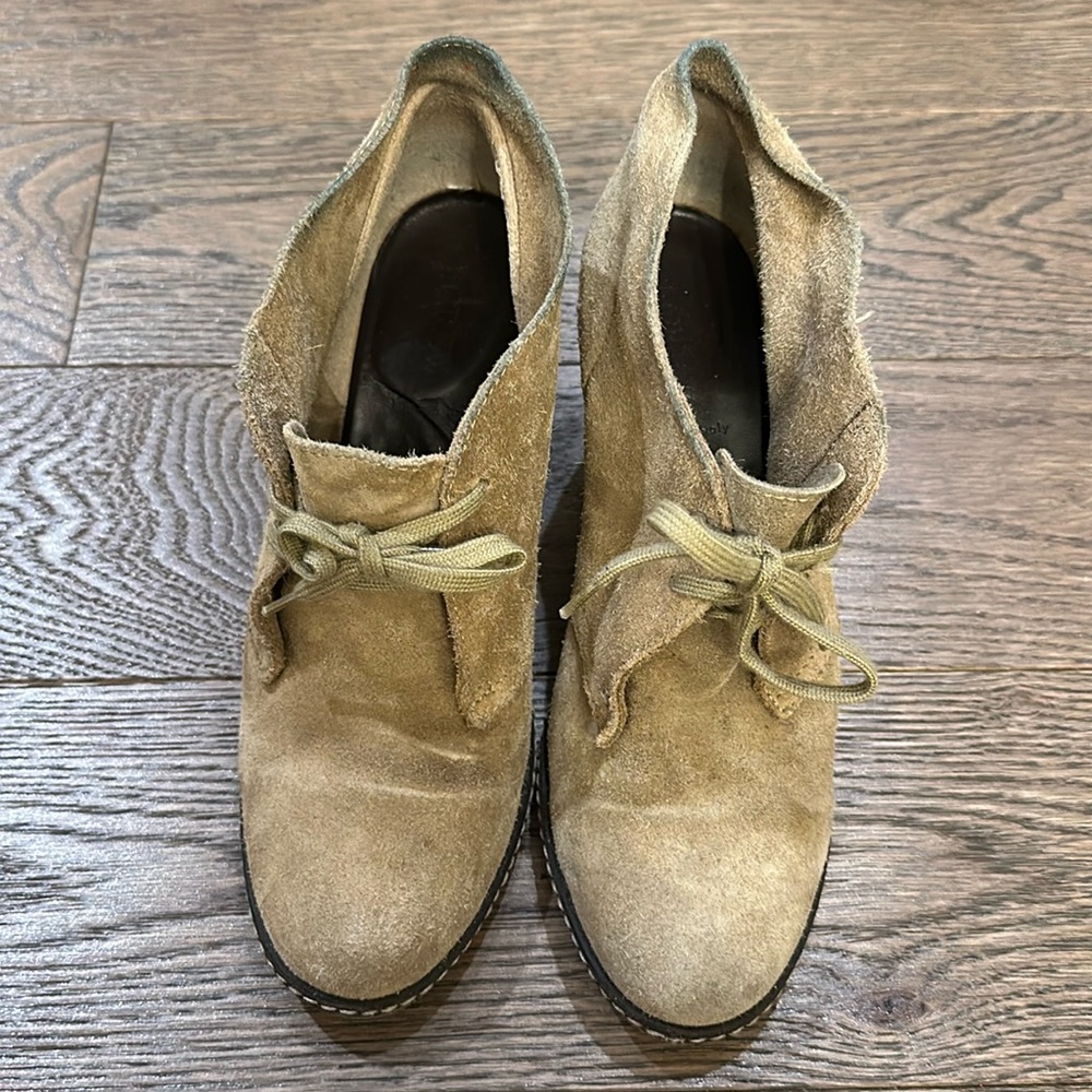USED J Crew MacAlister Wedge Boots